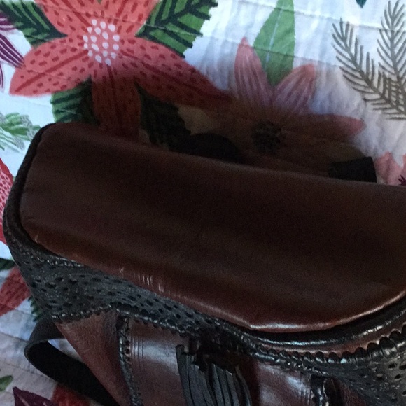 EUC Maroon Leather Bag - Picture 8 of 8